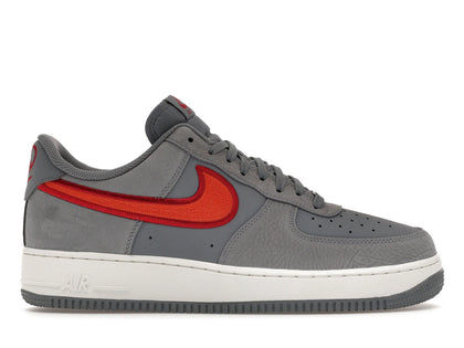 Nike Air Force 1 Low '07 LV8 Cool Grey Crimson Rust - authentic Nike sneakers