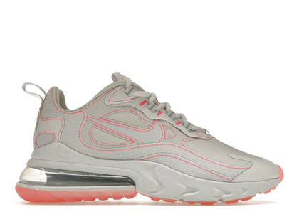 Nike Air Max 270 React Stitch White Flash Crimson - authentic Nike sneakers
