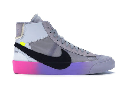 Nike Blazer Mid Off-White Wolf Grey Serena Queen - authentic Nike sneakers