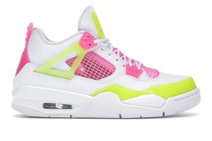 Jordan 4 Retro White Lemon Pink (GS) - authentic Jordan sneakers