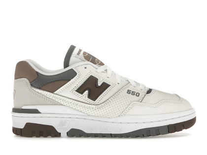 New Balance 550 Sea Salt Dark Mushroom - authentic New Balance sneakers