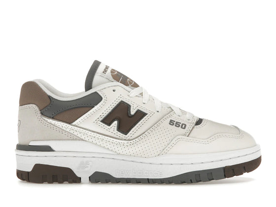 New Balance 550 Sea Salt Dark Mushroom