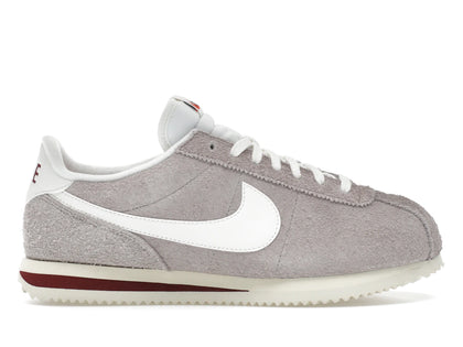 Nike Cortez SE Suede College Grey Dark Team Red Coconut Milk Sail - authentic Nike sneakers