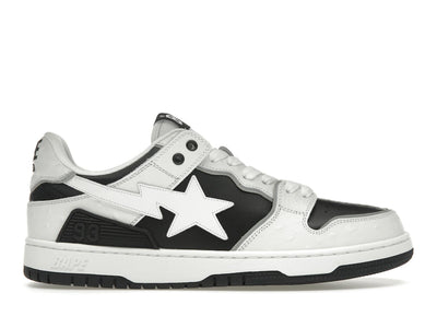 A Bathing Ape Sk8 Sta #1 Ostrich Pack White Black
