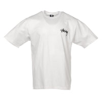 Stussy Fuzzy Dice Tee White