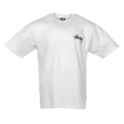 Stussy Fuzzy Dice Tee White - authentic Stussy product
