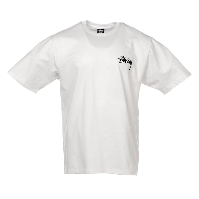 Stussy Fuzzy Dice Tee White