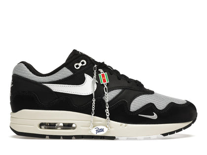 Nike Air Max 1 Patta Waves Black (with Bracelet) - authentic Nike sneakers
