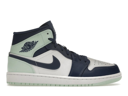 Jordan 1 Mid Mystic Navy Mint Foam - authentic Jordan sneakers