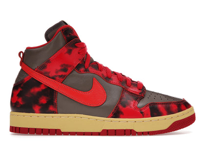 Nike Dunk High 1985 Red Acid Wash - authentic Nike sneakers