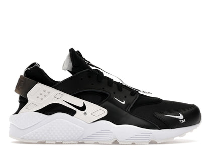 Nike Air Huarache Run Zip Black White - authentic Nike sneakers