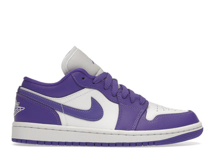 Jordan 1 Low Psychic Purple (Women's) - authentic Jordan sneakers