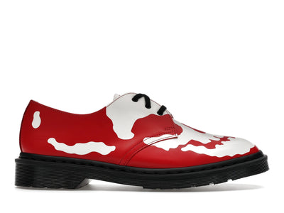 Dr. Martens 1461 3-Eye Shoe Supreme Skull Red White