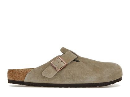 Birkenstock Boston BS Suede Taupe - authentic Birkenstock sneakers