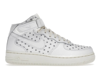 Nike Air Force 1 Mid Cut Out Stars Summit White (Women's) - authentic Nike sneakers