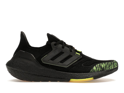 adidas Ultra Boost 22 Black Solar Yellow - authentic adidas sneakers