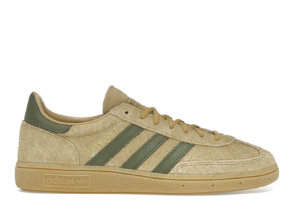 adidas Handball Spezial Golden Beige Focus Olive - authentic adidas sneakers