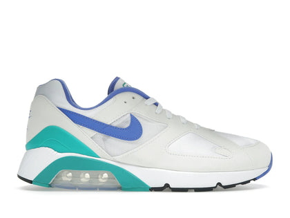 Nike Air 180 White Medium Blue Clear Jade - authentic Nike sneakers