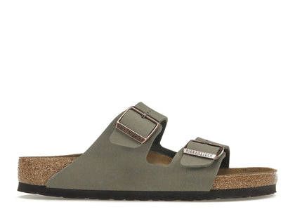 Birkenstock Arizona Birkibuc Stone (Women's) - authentic Birkenstock sneakers