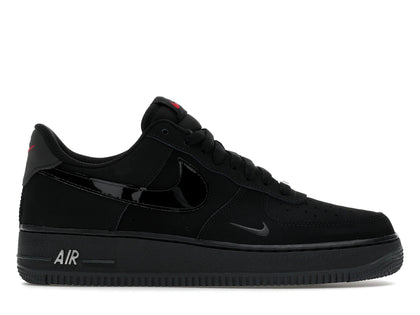 Nike Air Force 1 Low '07 LV8 Black Patent Swoosh - authentic Nike sneakers