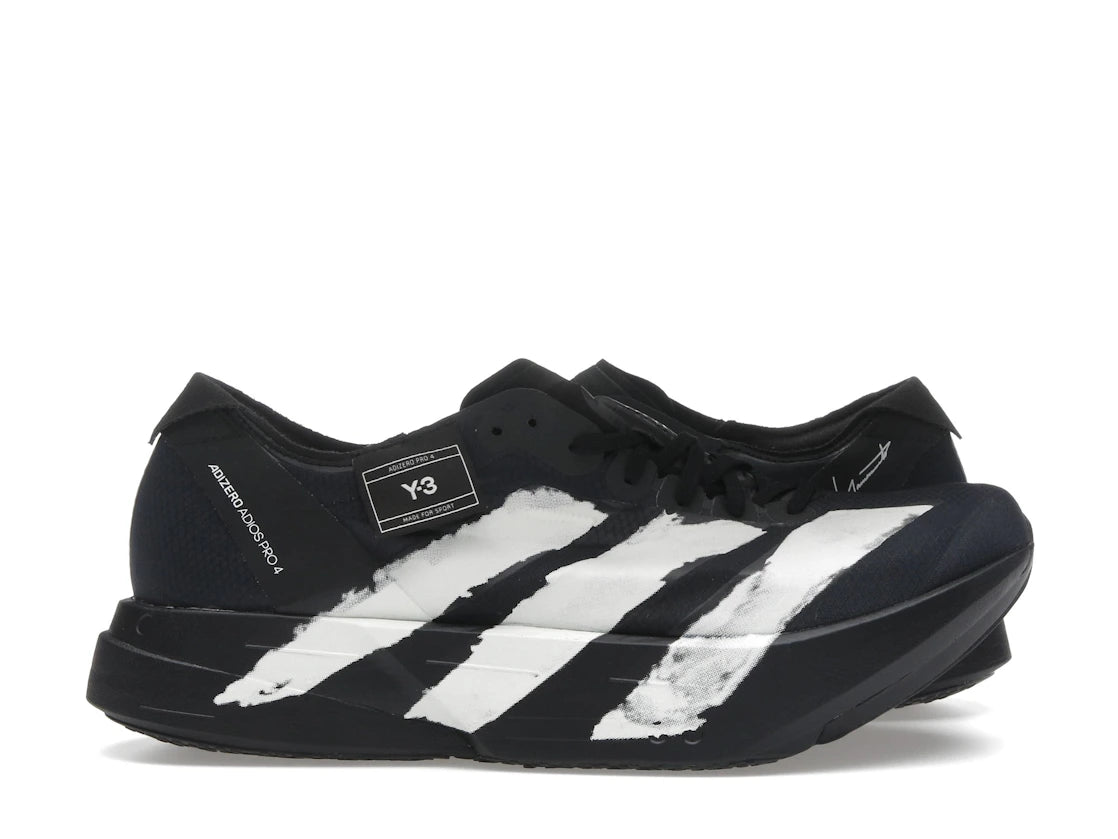 adidas Y-3 Adios Pro 4 Schwarz/Off-White - vue 360