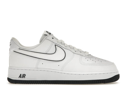 Nike Air Force 1 '07 Low White Black Outline Swoosh - authentic Nike sneakers
