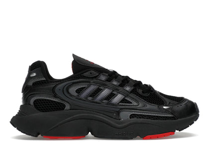adidas Ozmillen Core Black Grey Better Scarlet - authentic adidas sneakers