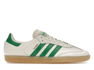 adidas Samba OG Basketweave Tongue Off White Green (Women's)