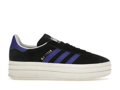 adidas Gazelle Bold Core Black Lucid Blue (Women's) - authentic adidas sneakers