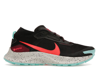 Nike Pegasus Trail 3 Gore-Tex Black Dynamic Turquoise Bright Crimson - authentic Nike sneakers