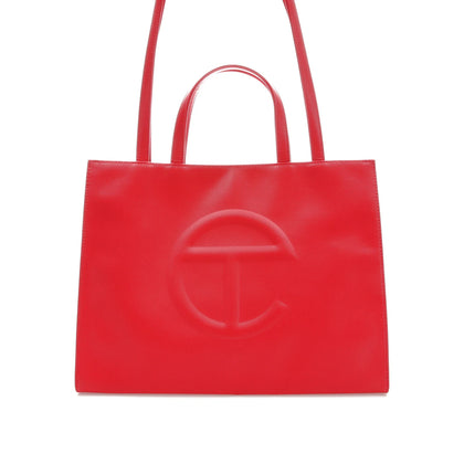 Telfar Shopping Bag Medium Red - authentic Telfar product