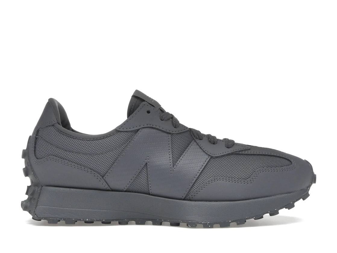 New Balance 327 Grey Carbon Fiber Logo