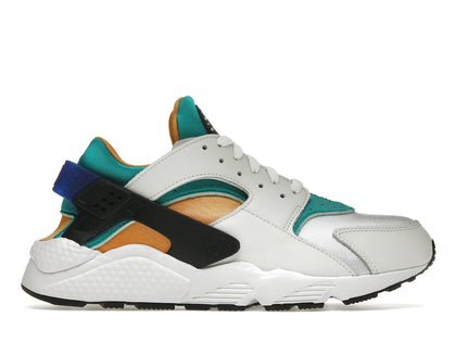 Nike Air Huarache White Blue Emerald Resin - authentic Nike sneakers
