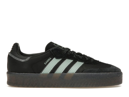 adidas Sambae Core Black Haze Green (Women's) - authentic adidas sneakers