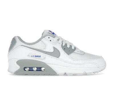 Nike Air Max 90 White Racer Blue Light Smoke Grey