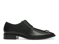 Balenciaga Rim Derby Shoes Black Leather