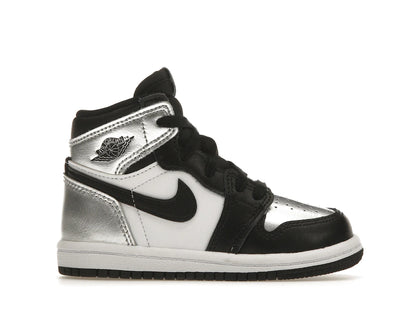 Jordan 1 Retro High Silver Toe (TD) - authentic Jordan sneakers