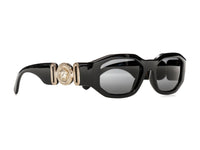Versace Irregular Biggie Sunglasses Black/Black (VE4361)