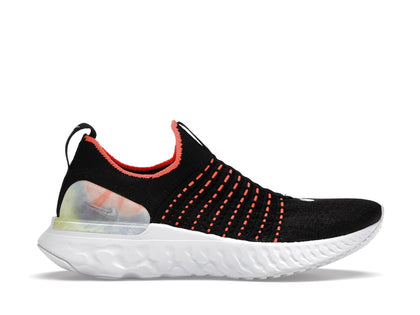 Nike React Phantom Run Flyknit Premium Black Bright Mango (Women's) - authentic Nike sneakers