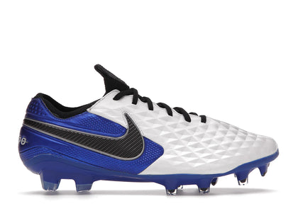 Nike Tiempo Legend 8 Elite FG White Hyper Royal - authentic Nike sneakers