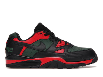 Nike Cross Trainer Low Supreme Black Green Red - authentic Nike sneakers