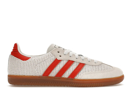 adidas Samba OG Crystal White Preloved Red - authentic adidas sneakers