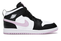 Jordan 1 Mid White Black Light Arctic Pink (PS)
