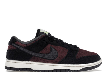 Nike Dunk Low SE Fleece Pack Burgundy Crush (Women's) - authentic Nike sneakers