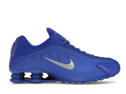 Nike Shox R4 Racer Blue Metallic Silver (Women's) - authentic Nike sneakers