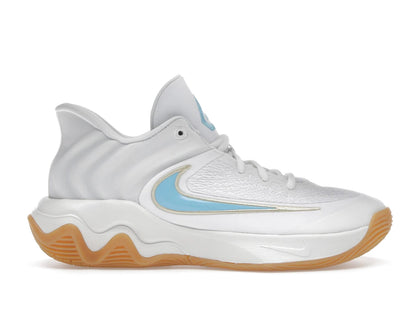 Nike Giannis Immortality 4 White Aquarius Blue - authentic Nike sneakers