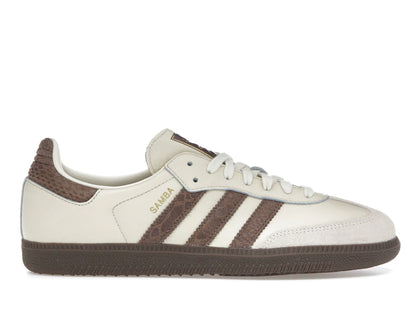 adidas Samba OG Cream Earth Strata Maroon (Women's) - authentic adidas sneakers