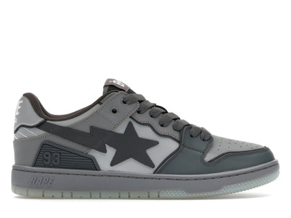 A Bathing Ape Bape SK8 Sta #5 Grey - authentic BAPE sneakers