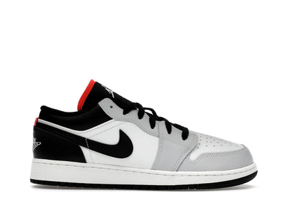 Jordan 1 Low Black Summit White Infrared (GS) - authentic Jordan sneakers
