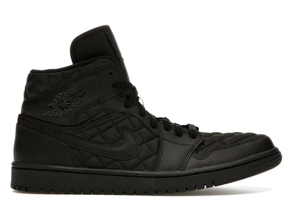 Jordan 1 Mid SE Quilted Black (Women's) - authentic Jordan sneakers